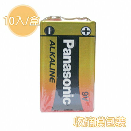 <br/><br/>  【國際牌 PANAOSNIC 鹼性電池】 9V大電流鹼性電池 (10入/盒/收縮膜)<br/><br/>