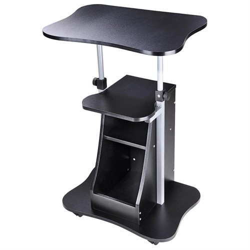 Yescomusa Adjustable Height Rolling Mobile Stand Laptop Desk Cart