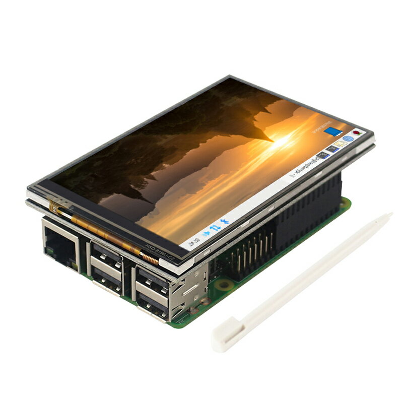 樹莓派顯示屏 3.5寸外殼 2/3B/3B+/4B Raspberry pi 高畫質觸控式螢幕