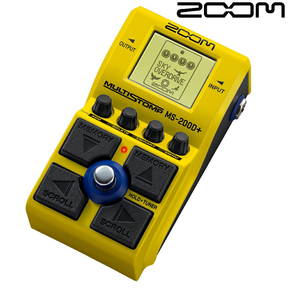 非凡樂器『Zoom』單顆型電吉他綜合效果器 MS-200D+ / 公司貨保固