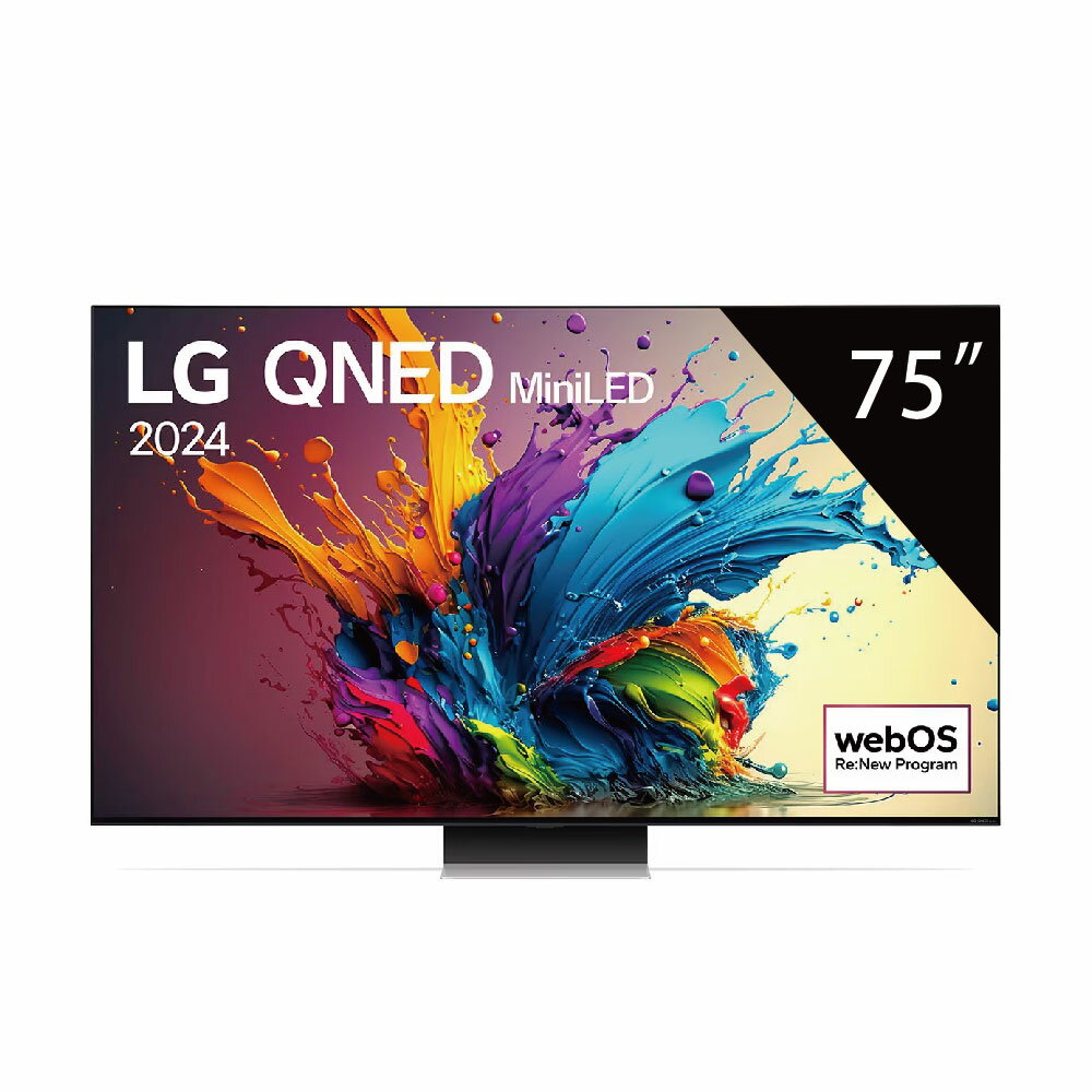 LG 樂金 2024 QNED MiniLED AI 4K 語音 物聯網 智慧 顯示器 91系列 (含基本安裝) 75吋 / 臺 75QNED91TTA
