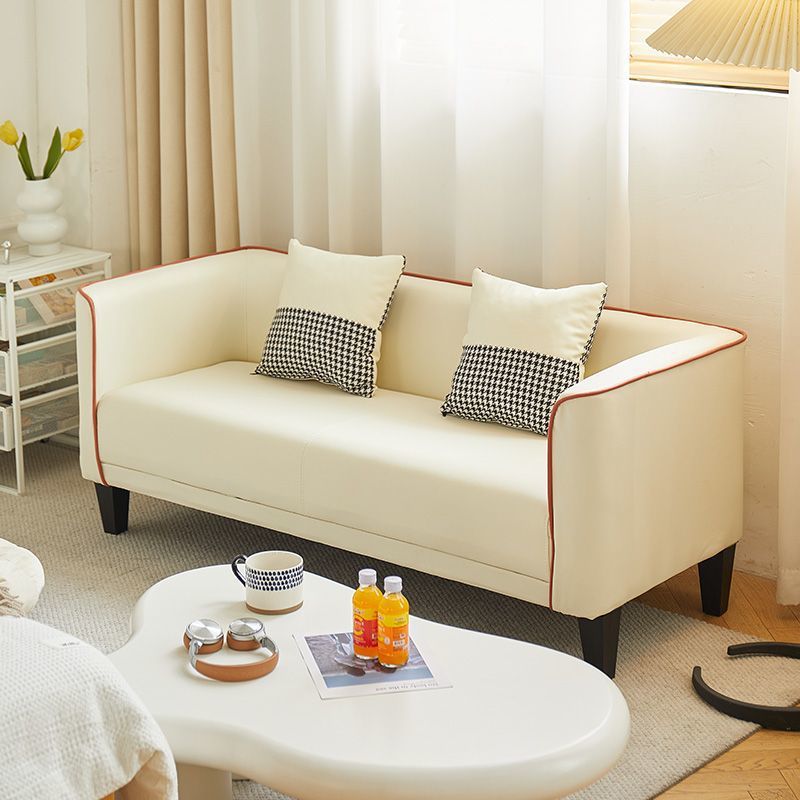 【免運】可開發票 北歐小戶型輕奢沙發出租房公寓網紅科技布沙發雙人臥室客廳小沙發