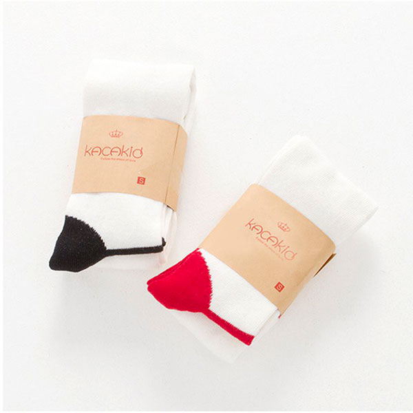 ins 假鞋子 褲襪 芭蕾舞 蝴蝶結 娃娃鞋 公主 洋裝 小禮服 女童 寶寶 嬰兒 襪子 黑紅白 歐美 新年 聖誕 小香 ANNA S. 2