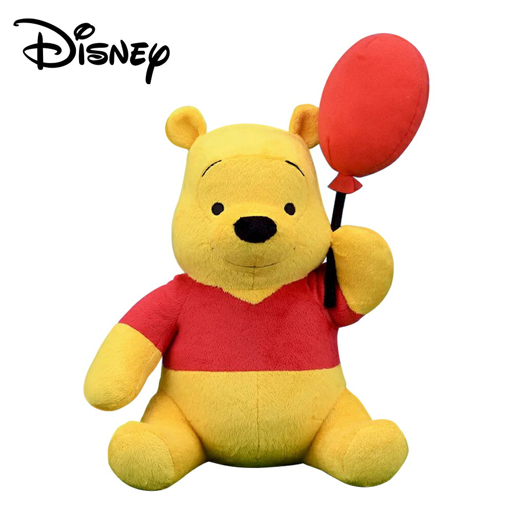 【日本正版】小熊維尼 拿氣球 絨毛玩偶 32cm 娃娃 玩偶 維尼 Winnie 迪士尼 Disney - 423418