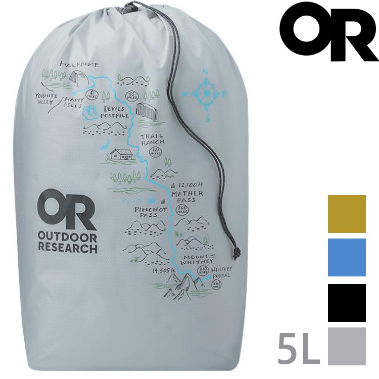 六折特價 Outdoor Research PackOut Graphic Stuff Sack 5L 圖案收納袋 OR281175 四色可選