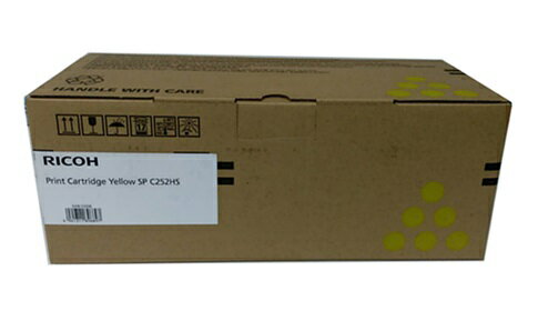 RICOH 407723 SP C252HSYT原廠黃色高容量碳粉匣 適用:SP C252SF