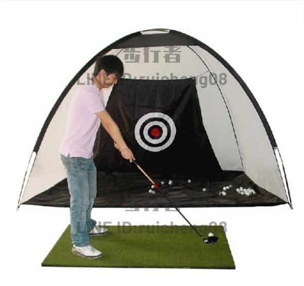 室內高爾夫練習網套裝打擊墊擊球籠GOLF訓練器【步行者戶外生活館】