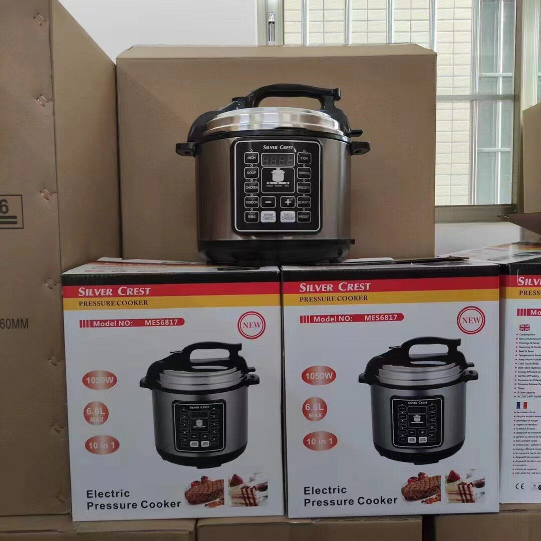 外貿出口多功能電壓煲智慧6L大容量電壓力鍋家用高壓鍋廚房電鍋【宜家良品百貨】