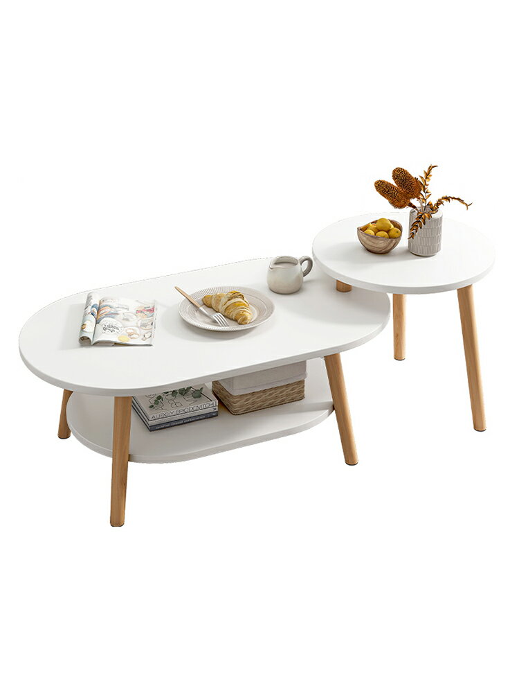 簡易茶几 茶幾小戶型現代簡約沙發邊幾組合茶幾小尺寸茶幾桌客廳家用小桌子【KL3465】