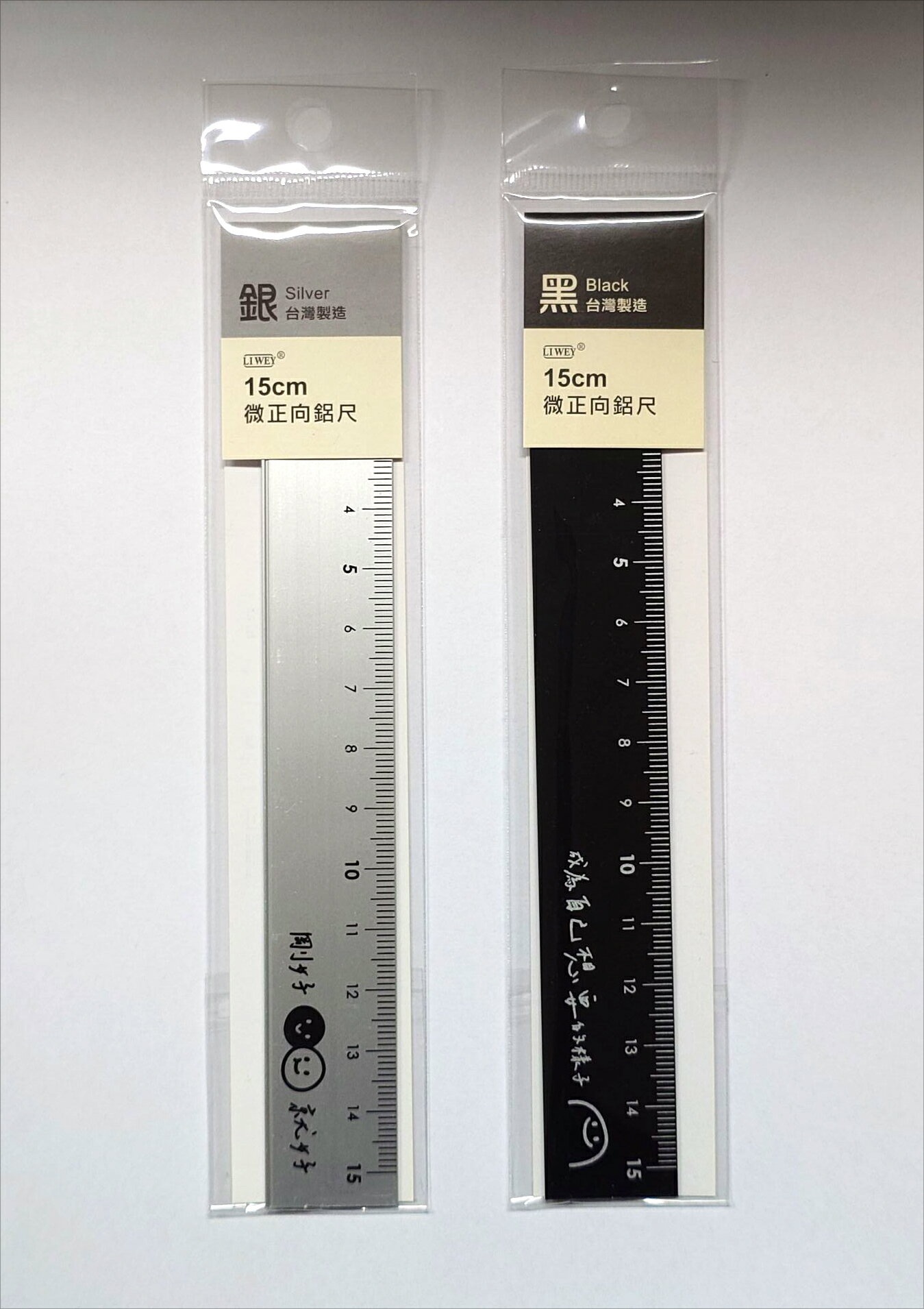 【角落文房】立威 15cm 微正向鋁尺