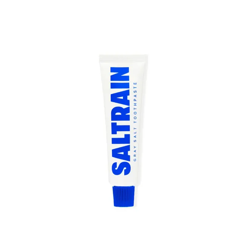 SALTRAIN經典薄荷灰鹽牙膏-藍(共三款)