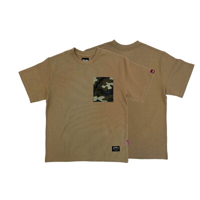 ARMY-11迷彩口袋短T-卡其