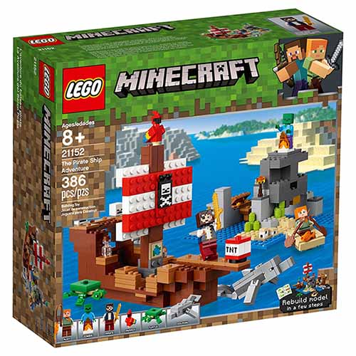 樂高積木 LEGO《 LT21152 》2019年 Minecraft系列 - The Pirate Ship Adventure
