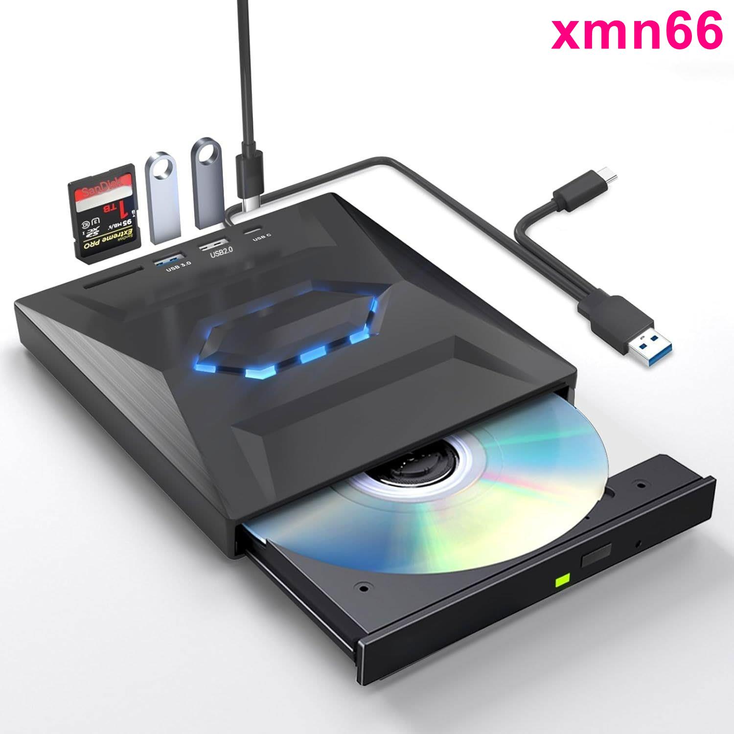 電腦專用多功能五合一外接光碟機支持VCD/CD/DVD/EVD