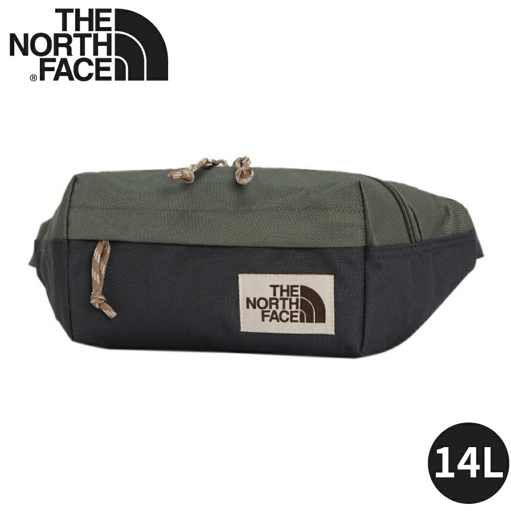 【The North Face 4L 腰包《灰綠》】3KY6/側揹包/隨行包/臀包/透氣/運動/跑步