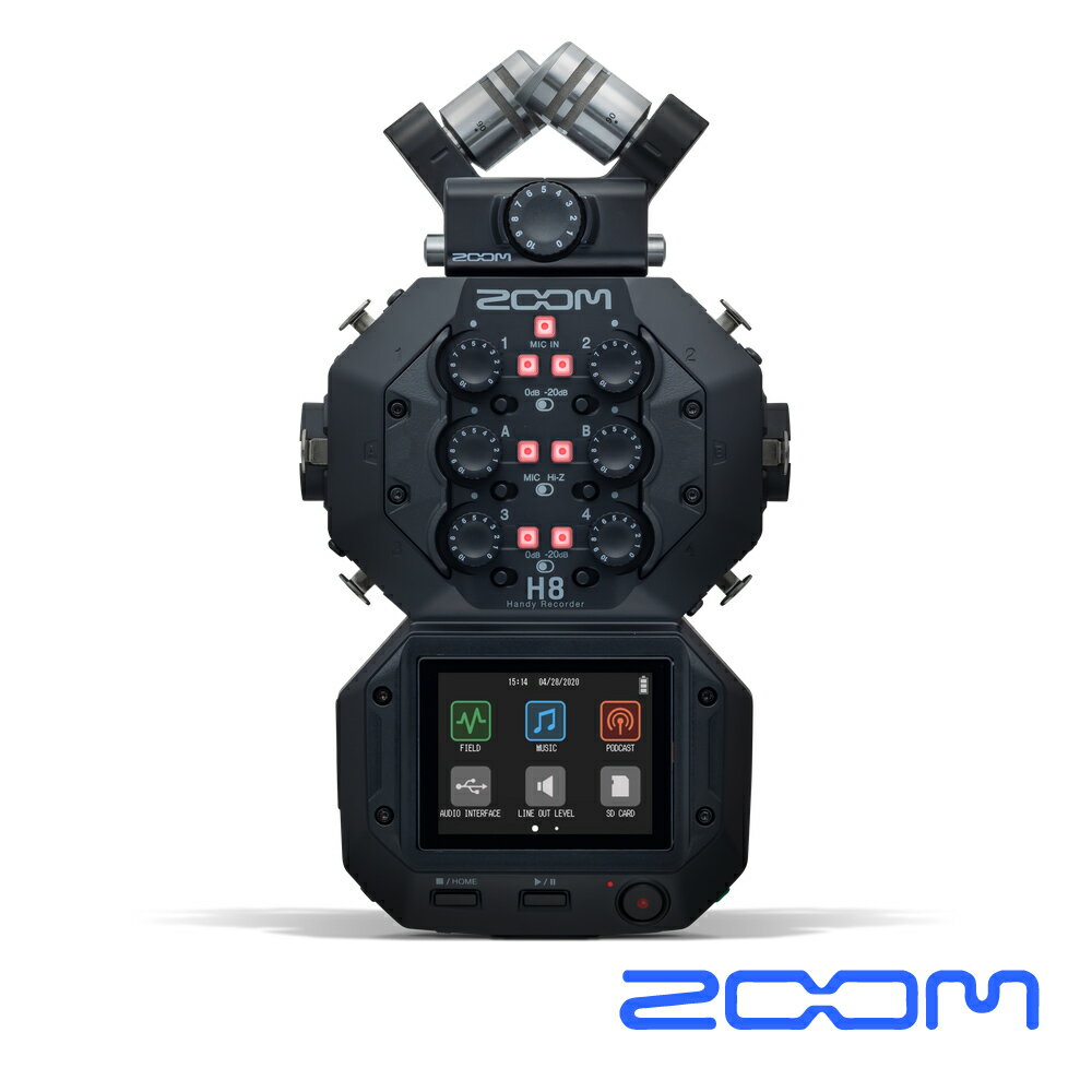 【非凡樂器】ZOOM Zoom H8 / 專業錄音座 原廠公司貨