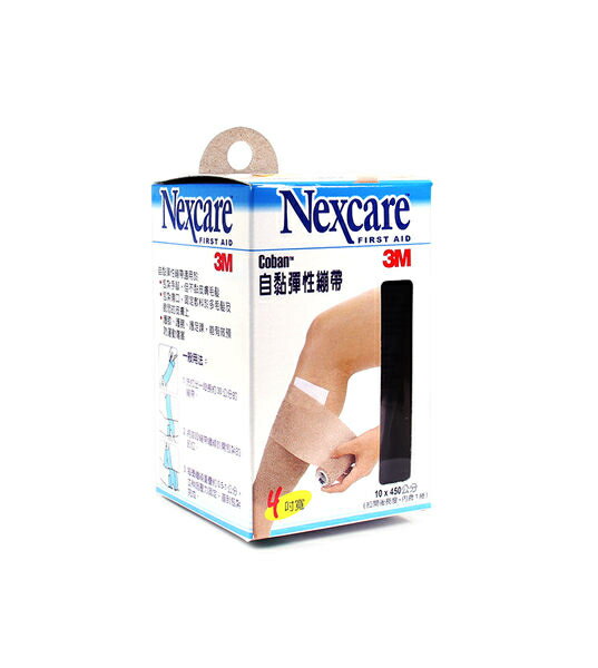 3M Nexcare 自黏彈性繃帶 膚色4吋(1捲)