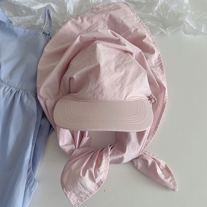 ANNAS 遮脖子 Jennie同款 防曬帽 頭巾 護頸帽 棒球帽 鴨舌帽 漁夫帽 遮陽帽 飛行帽 綁帶 速乾 露營 8