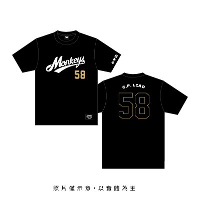 黑曜金背號T #58廖健富