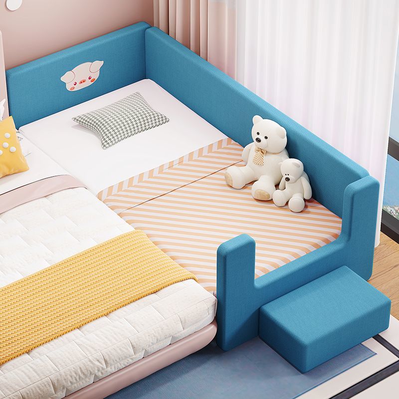 【免運】 美雅閣| 實木兒童床帶護欄嬰兒小床男孩女孩公主床寶寶床邊床加寬拼接大床