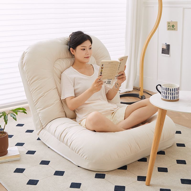 可躺可睡和室折疊座椅 【最低價 公司貨】懶人沙發日式單人臥室床上陽臺飄窗靠背椅◆生活百貨挖寶節 3