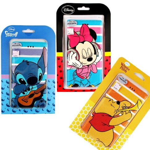 【Disney】iPhone 6/6s 音樂系列 隱磁側掀皮套 5