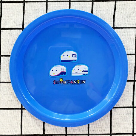 【震撼精品百貨】Shin Kan Sen 新幹線 三麗鷗新幹線兒童塑膠餐盤-藍#04855 震撼日式精品百貨