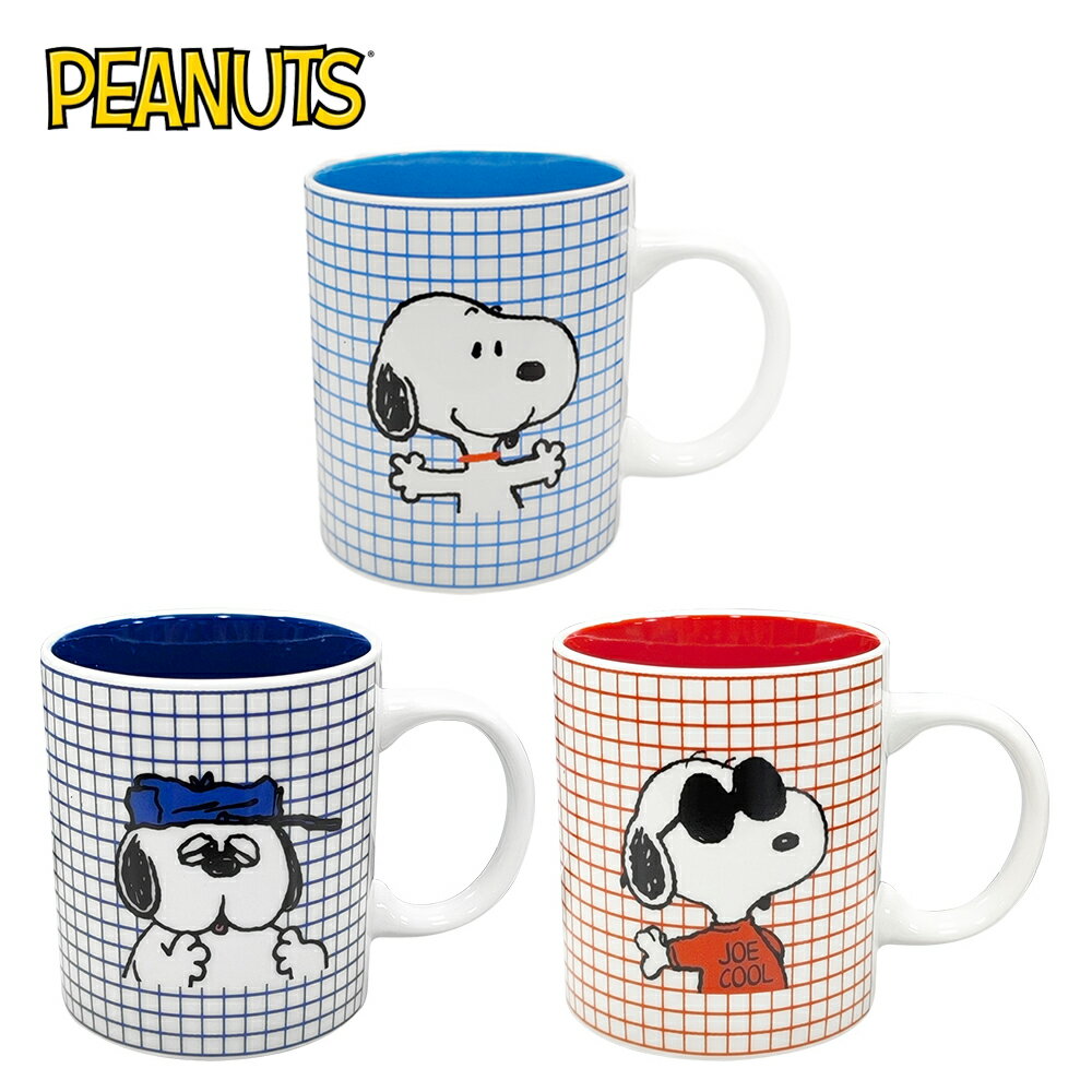 【日本正版】史努比 陶瓷 馬克杯 350ml 咖啡杯 奧拉夫 Snoopy PEANUTS