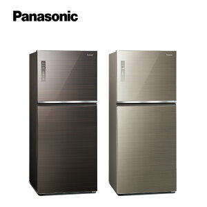 熱銷款大容量【北北基配送免運含基本安裝】Panasonic無邊框玻璃系列580L雙門電冰箱(NR-B582TG)