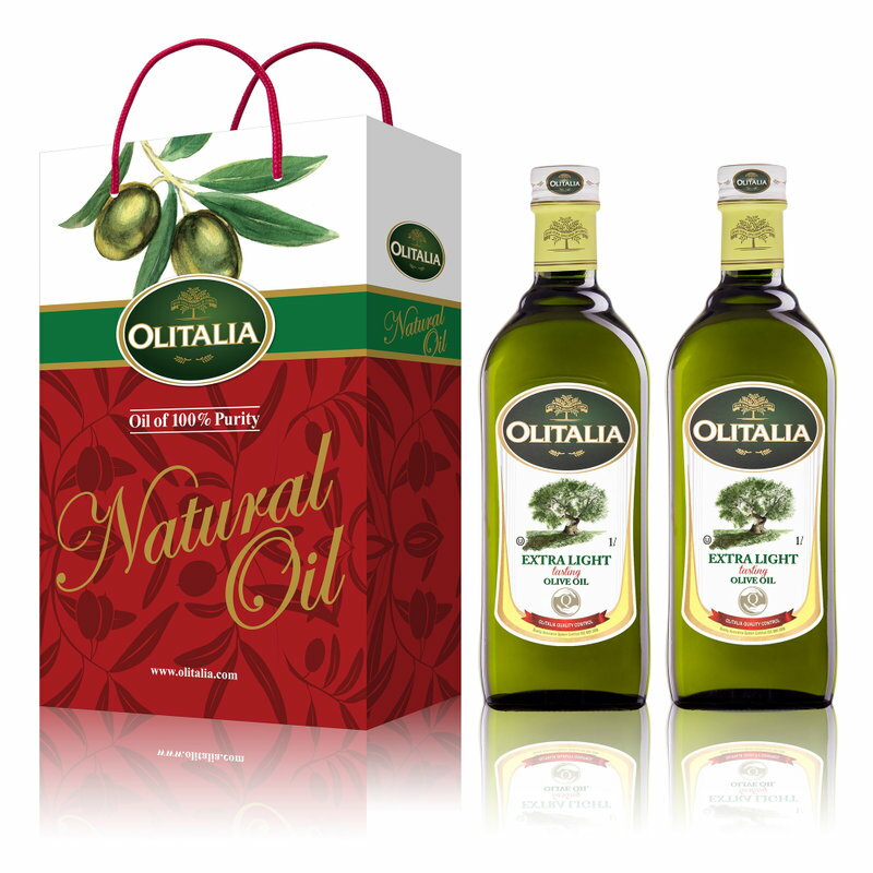 【奧利塔olitalia】精緻橄欖油1000ml(2瓶禮盒組)A240007x2