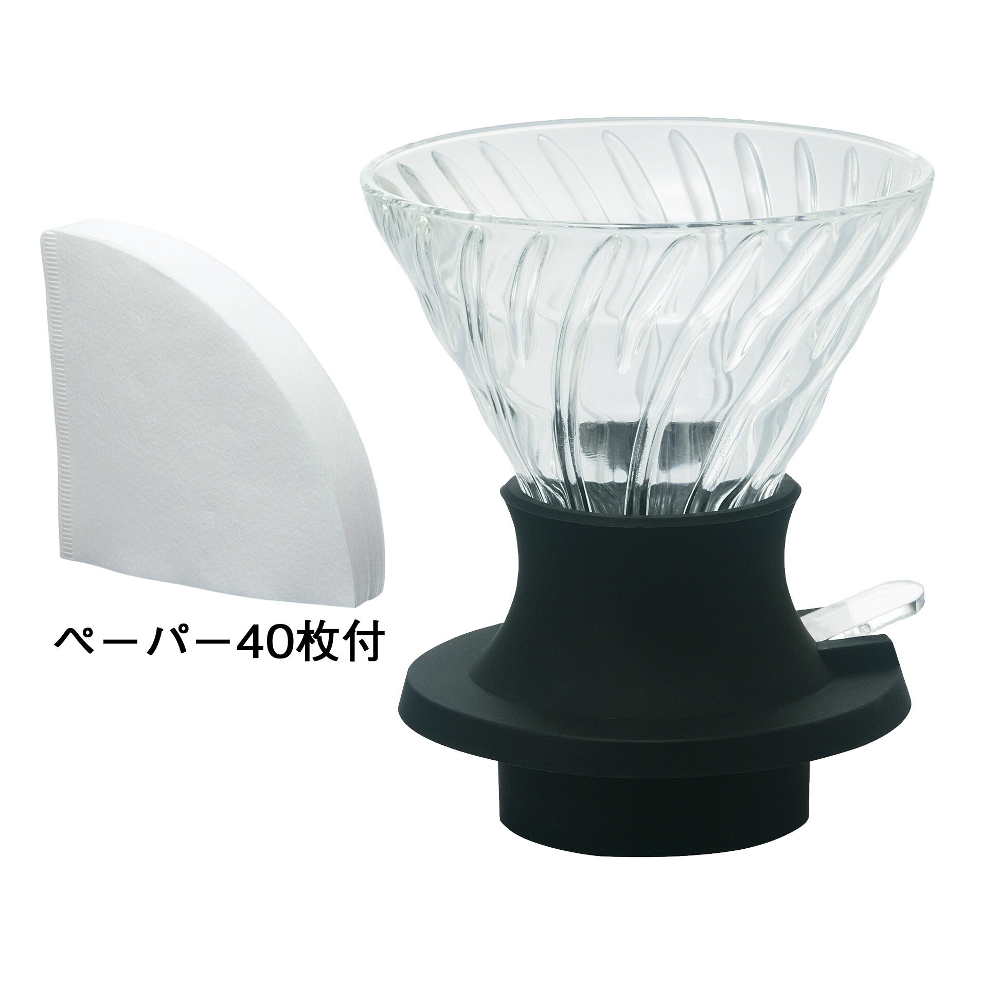 【沐湛咖啡】HARIO 浸漬式 V60濾杯 SSD-200-B/SSD-360-B 玻璃材質 日本製 1-4杯 聰明濾杯