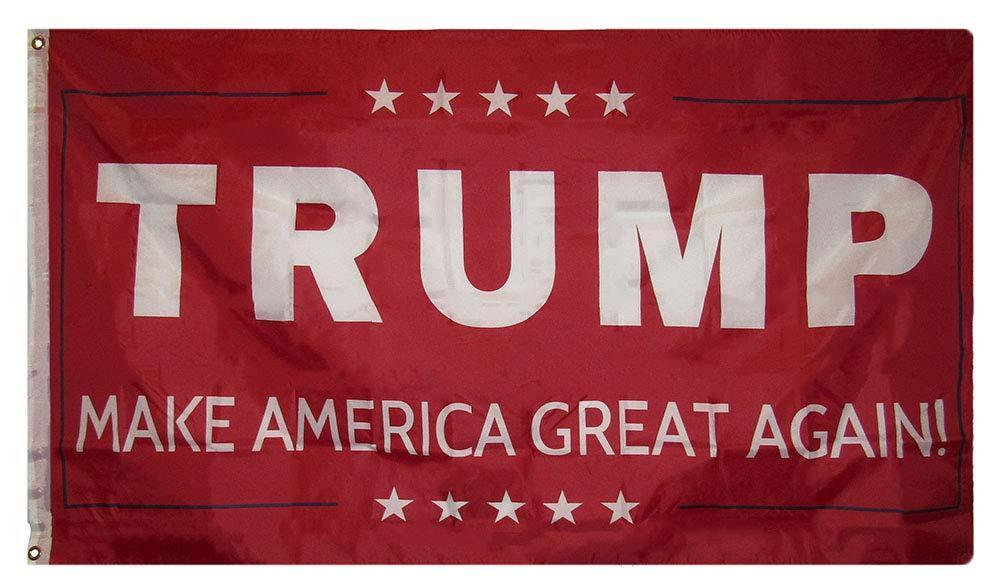 Partscomusa Trump Red Flag Make America Great Again 3x5 Maga Flag