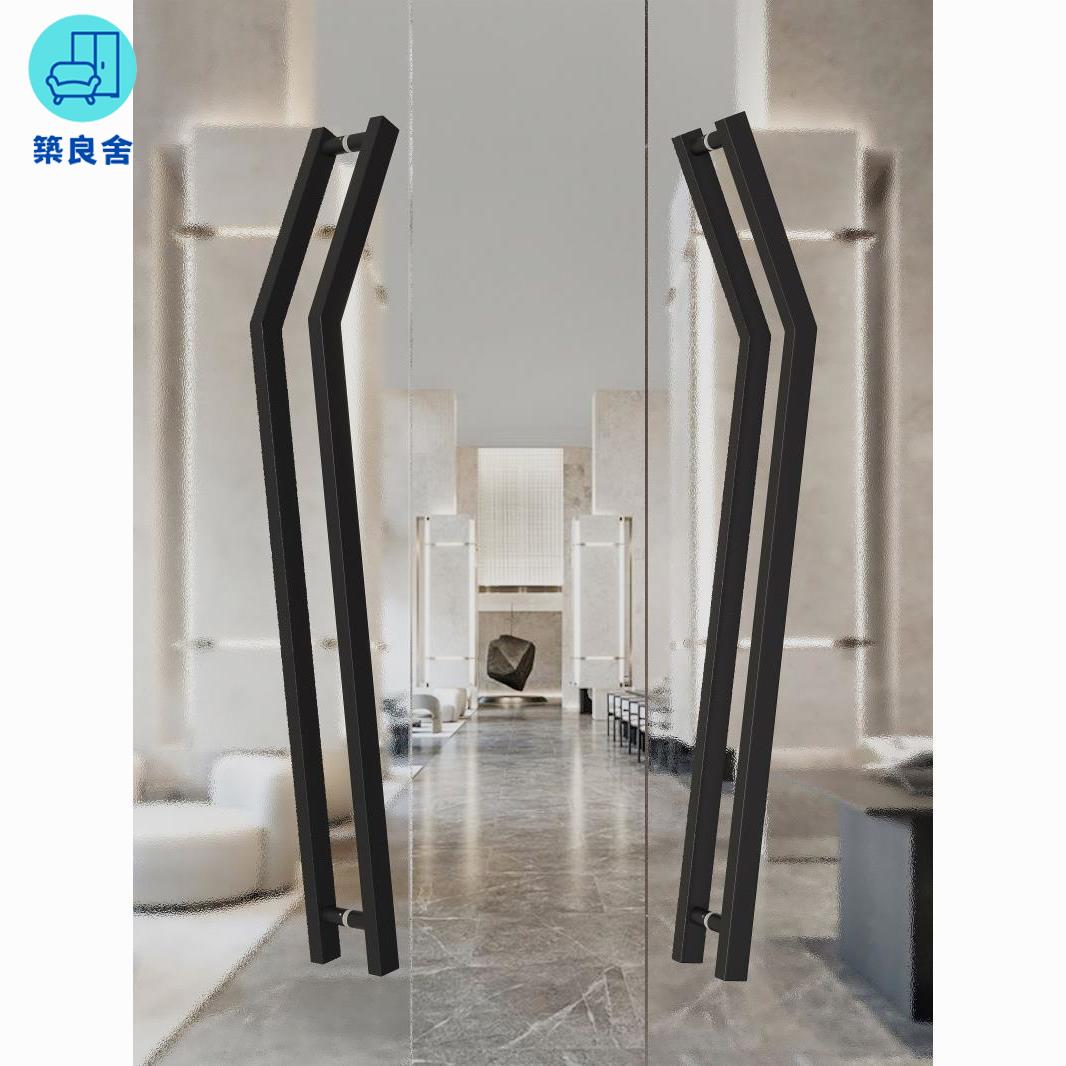 大門拉手 玻璃門拉手 把手 推拉門把手玻璃不銹鋼大門拉手現代極簡風實木門把手會議室有無框推拉門扶手 免運 可開發票 工廠直銷 售後保障 z5515