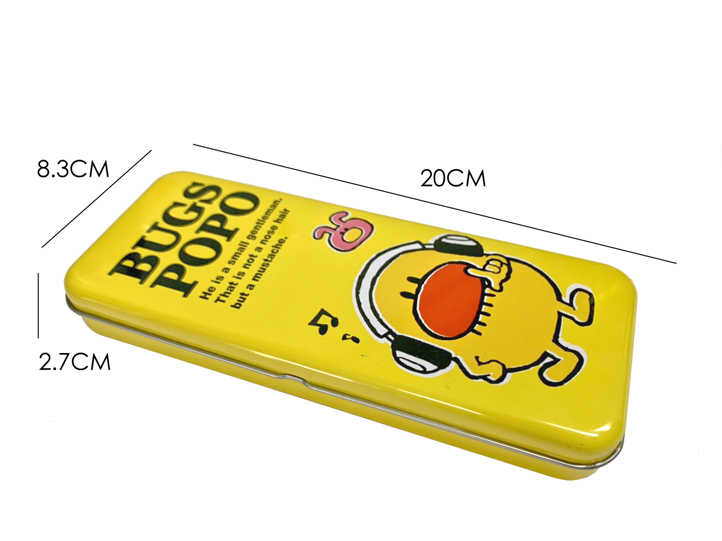 鐵口鉛筆盒 【黃色泡泡蟲】【領券800折50最高再折千】12/31止