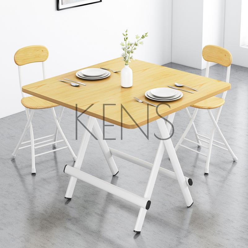 餐桌 可折疊桌家用小戶型簡易長方形小方桌吃飯桌椅宿舍擺攤便捷式