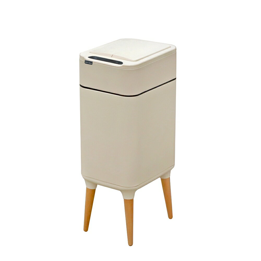 【現貨】美國ELPHECO 不鏽鋼高腳雙開除臭感應垃圾桶 15公升 ELPH9910U 窄身設計/窄小空間 3