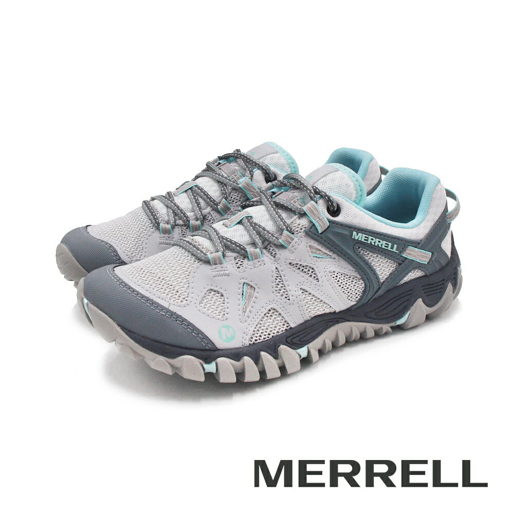 MERRELL(女)ALL OUT BLAZE AERO SPORT水陸兩棲越野運動鞋 女鞋-白藍灰