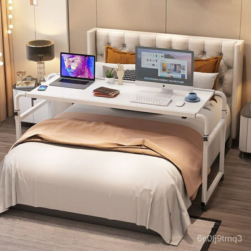 免運 可開發票 懶人床上出租屋桌一體家用雙人電腦桌床上書桌可移動跨床筆記本桌 ZVUJ