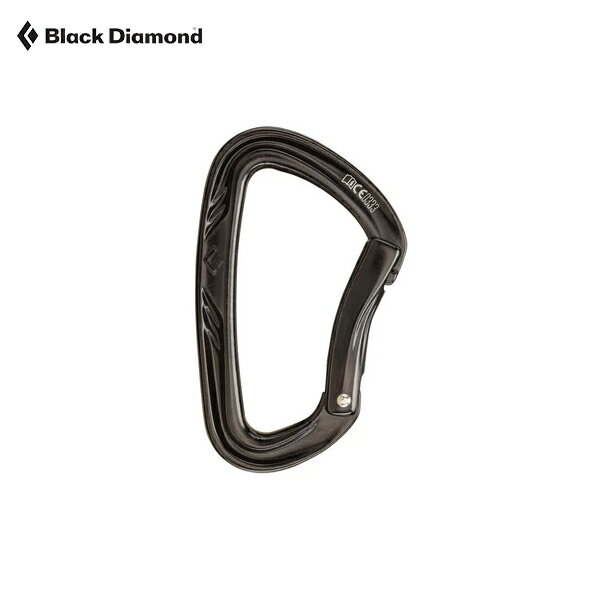 美國【Black Diamond】Nitron Bent Carabiner 彎型鉤環