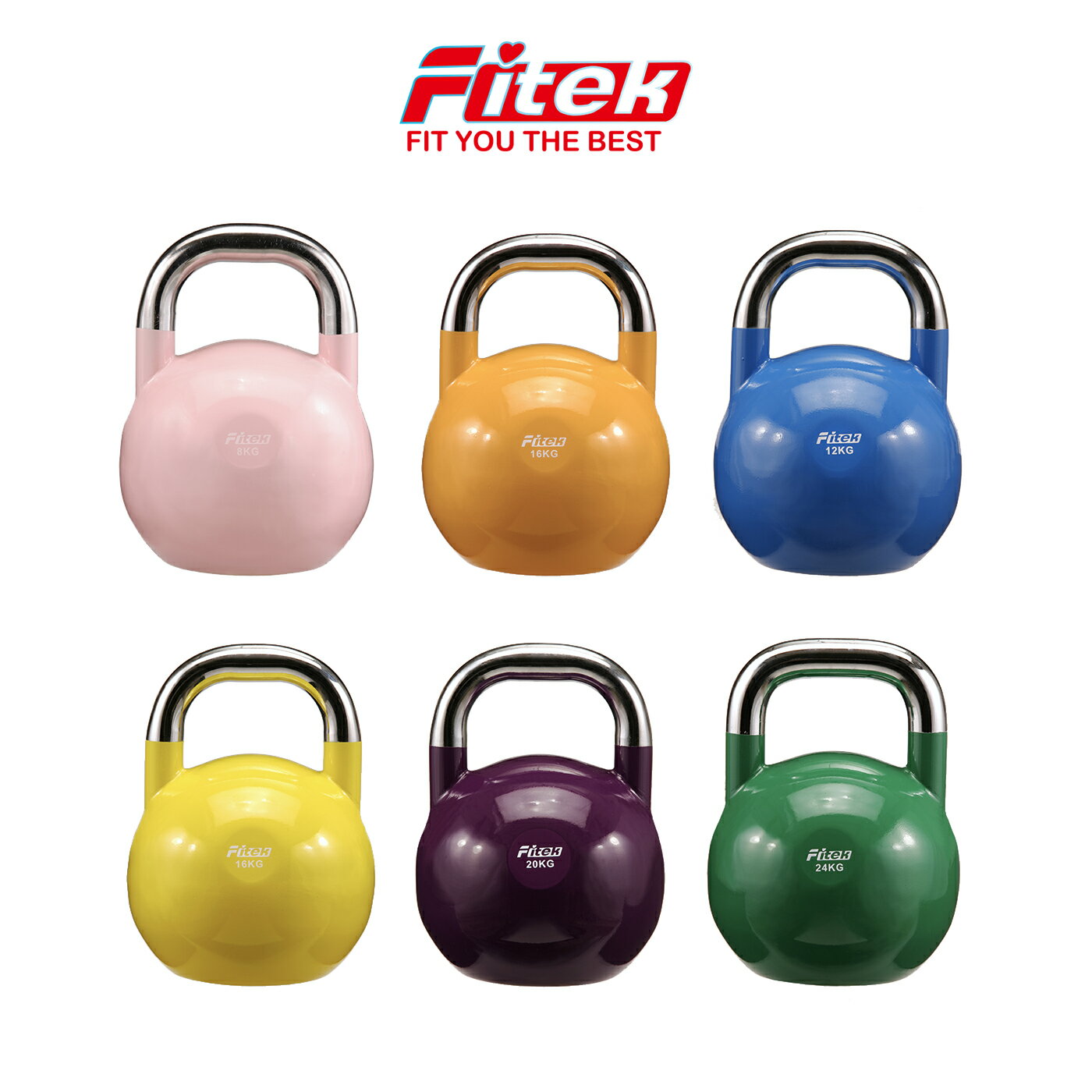 競技壺鈴6KG/8KG/10KG/12KG/16KG/20KG/24KG【Fitek健身網】 1
