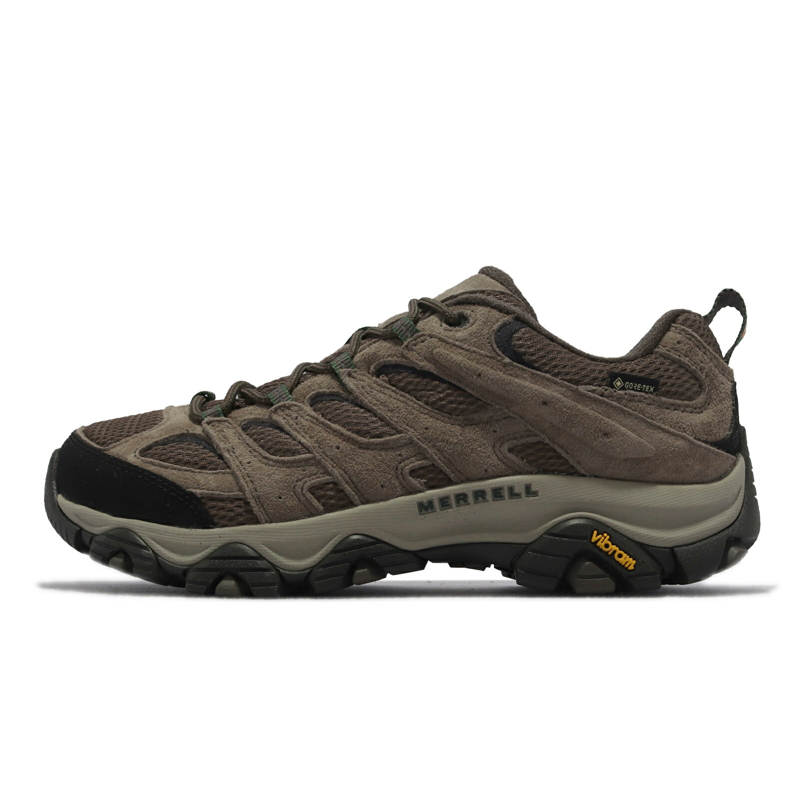 Merrell 戶外鞋 Moab 3 GTX 男鞋 防水 支撐 避震 耐磨 黃金大底 棕 黑