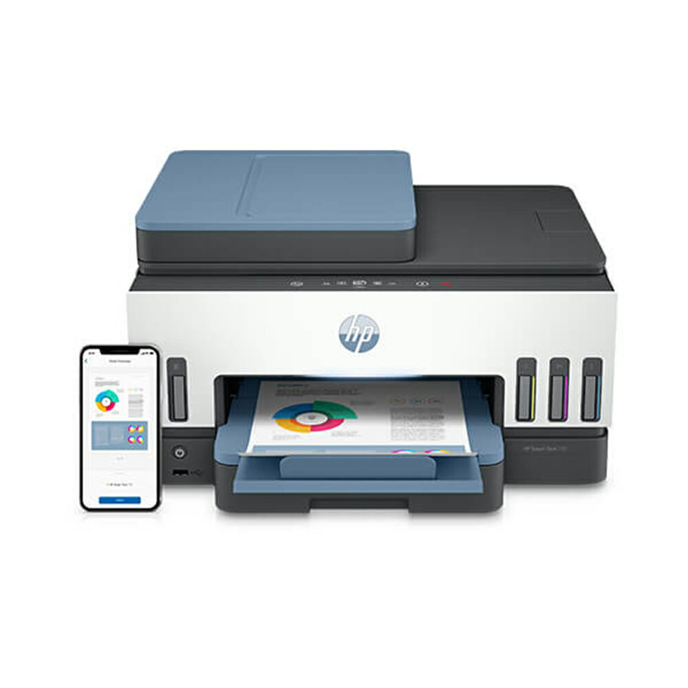 【CUBE卡最高10%回饋】HP Smart Tank 795 彩色無線傳真連續供墨多功能印表機 (28B96A)