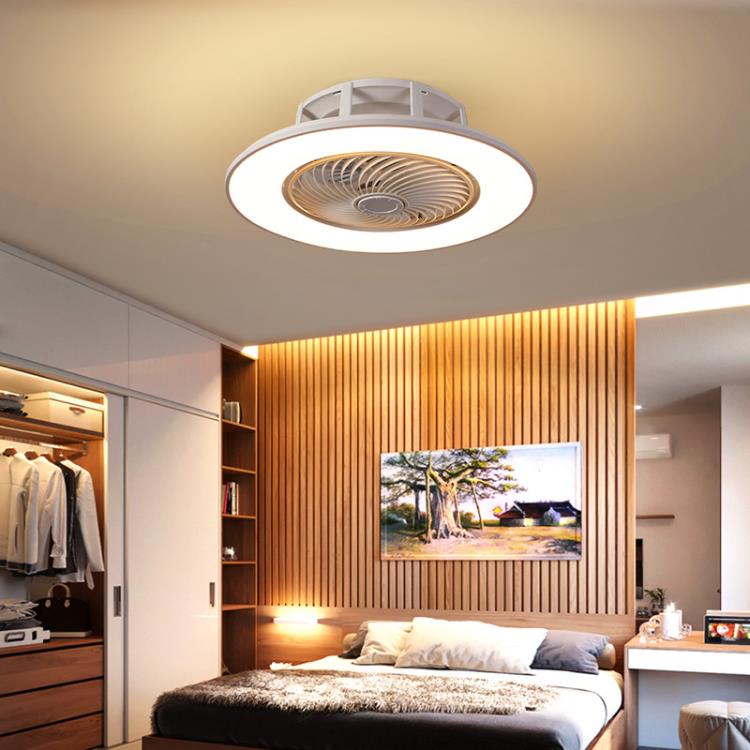 吸頂吊扇燈靜音家用北歐風扇燈LED隱形電扇吊燈現代簡約110V