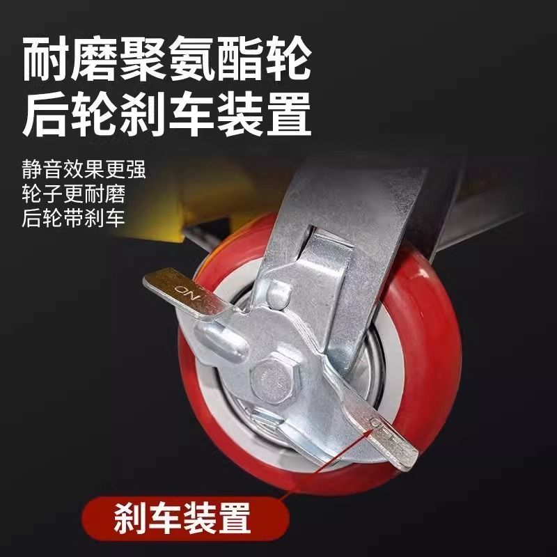 手動液壓升降平臺車剪叉式工作臺平板移動推車手推小型電動升降機