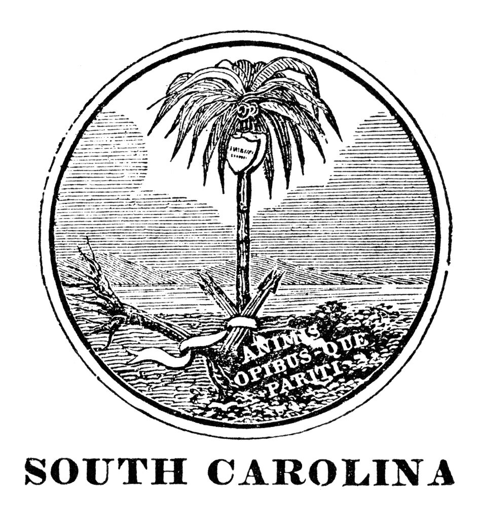 Posterazzi South Carolina State Seal Nthe Seal Of South Carolina One