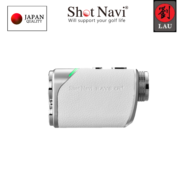 【日本品牌專業高爾夫雷射測距儀】Shot Navi RAYS GR+ 高爾夫雷射測距儀(白) 2