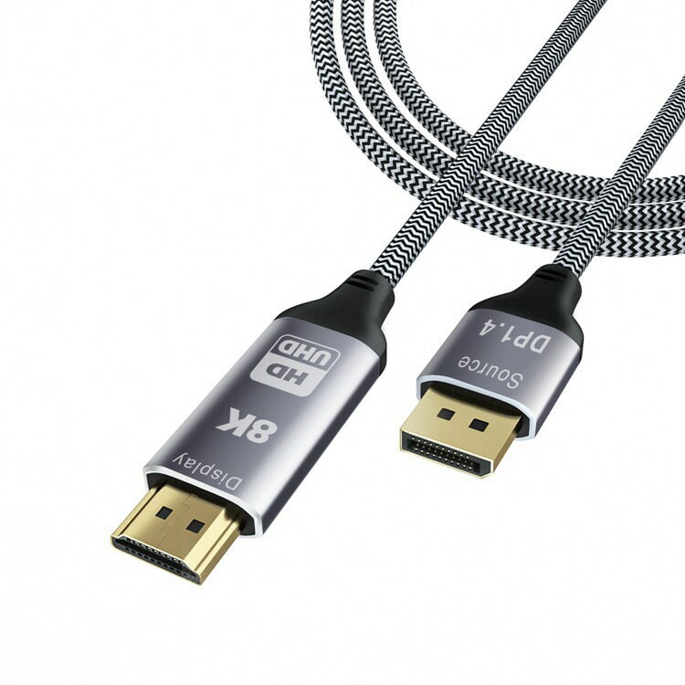 直供DP1.4轉HDMI轉換線4K@120Hz高畫質電腦顯卡顯示器轉接線【宜家良品百貨】