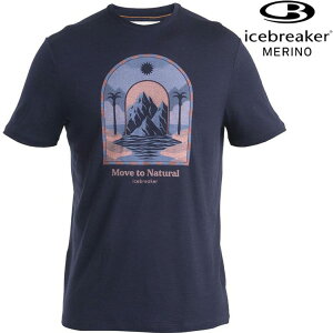 Icebreaker Tech Lite III 男款 美麗諾羊毛排汗衣/圓領短袖上衣-150 登山大道 0A56WX 401 海軍藍