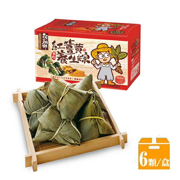豐滿生技 紅薑黃素食養生粽(素)(6顆/盒)