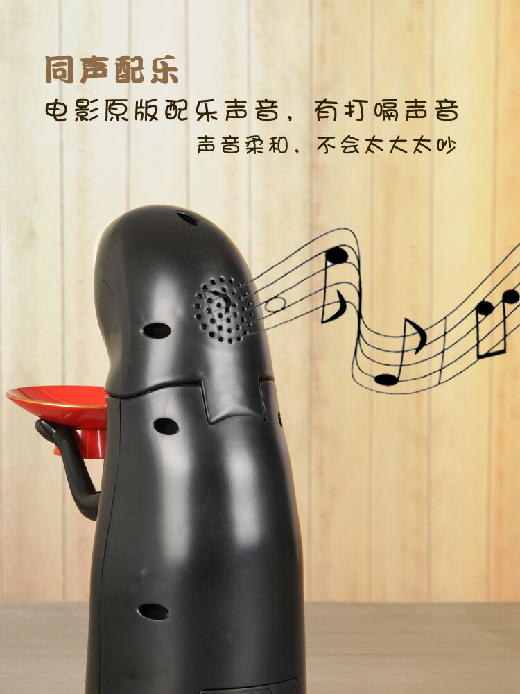 千與千尋無臉男儲蓄罐無面男電動吃錢卡通存錢罐創意潮流兒童禮品 2